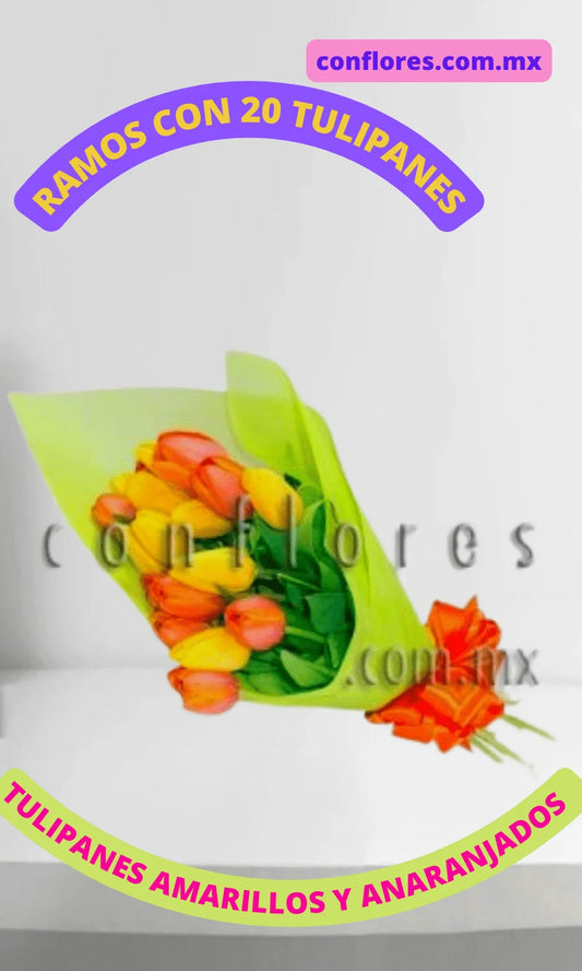 Regala Tulipanes en Ramo Dior Candy