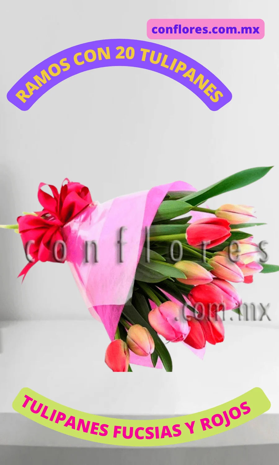 Env’a Flores Ramo de Tulipanes Mar de Amor