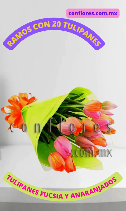 Florer’as CDMX Sur Tulipanes Enamorados